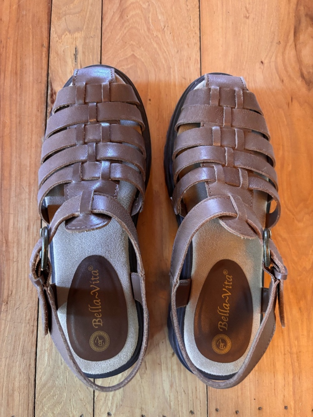 Bella Vita Fisherman Sandals Worn Once
